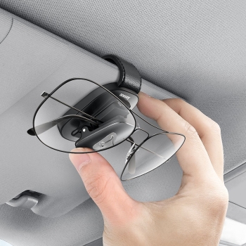 Baseus klips wieszak uchwyt samochodowy na okulary