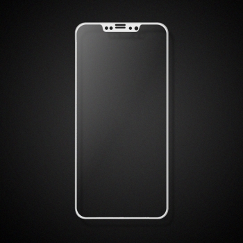 Szkło Hartowane 4D Biała Ramka MOCOLO iPhone X